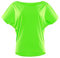 WINSHAPE Damen Super Leichtes Functional Dance-Top Dt101 T-Shirt, Verde Fluo, XXL Donna