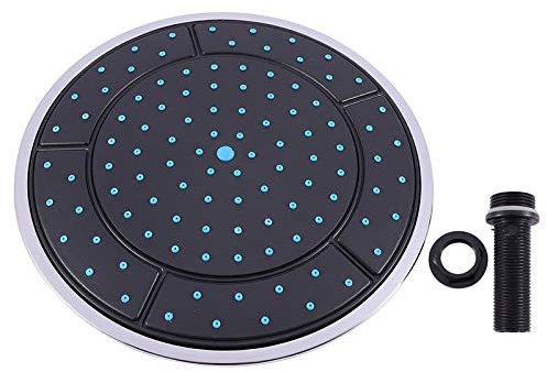 1 boquilla de plástico redonda de 25 cm para ducha, accesorios de cabina