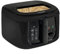 Crystals Electric 2.5L Deep Fryer, Deep Fat Fryer Countertop with Non-Stick Coating, Non-Stick Frying Pan Internal Mesh Basket with Safety Handle + Viewing Window - 1800 Watts (Black)