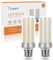 I-SHUNFA E27 LED Maiskolben Lampen 12W 1500LM Warmweiss 3000K AC100-265V LED Mais Birnen Ersatz 120W Glühlampe, Nicht Dimmbar Kerze Schraube Glühbirne（2er-Pack）