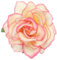 sourcing map 1 Pcs Rose Flower Hair Clips 4 Inch Flower Hair Pins Flower Brooch for Women Hair Accessories Pastel Yellow