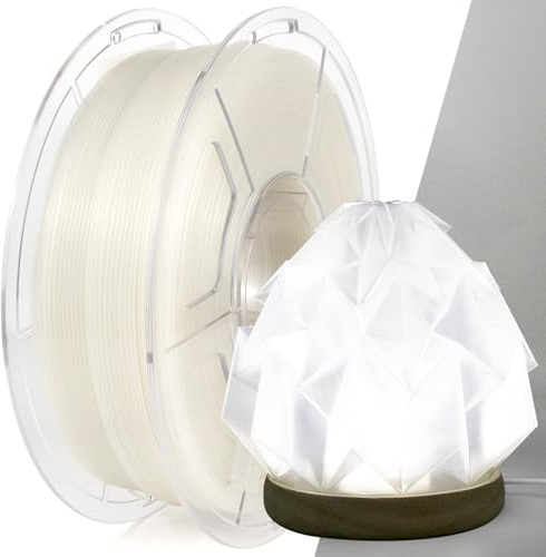 IEMAI PLA Filament 1.75mm 1Kg, Transparent PLA 3D Drucker Filament, Maßgenauigkeit +/- 0,02 mm