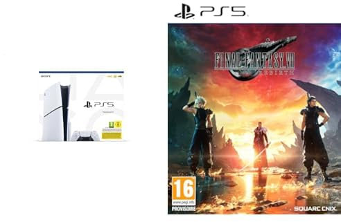 Playstation Console 5 (PS5) Edition Standard (Modèle - Slim) + Final Fantasy VII Rebirth Standard Édition