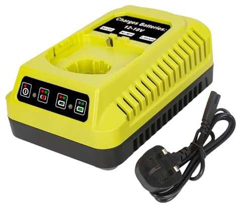 P117 Replacement Charger Compatible with RYOBI 12V-18V Li-ion & Ni-CD Ni-Mh Battery P100 P102 P103 P105 P106 P107 P108 P109 1400670