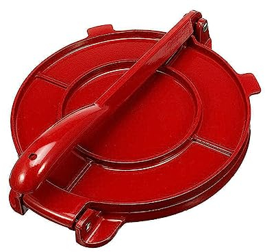 BZVCRTYKL Dough press metal cooking utensils metal dies pasta cooker flour tortilla wrap Dough roller steel tortilla maker machine tortilla maker steel tortilla press steel aluminum alloy 4x/372