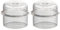 2 tapas transparentes para batidoras extraíbles y tapas para vaso medidor de 5 y 6