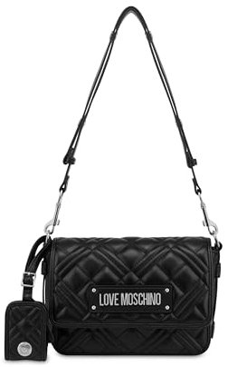 Love Moschino BORSA QUILTED PU NERO GALV.NIKEL