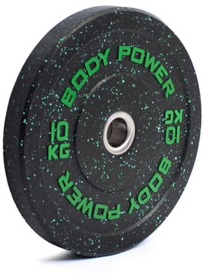 BODYPOWER 10kg Hi-Temp Rubber Crumb Olympic Bumper Plate x1