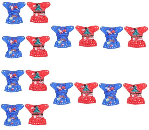 VICASKY 16 Pz Pannolini Per Neonati Pannolini Da Piscina Per Bambini Vestito Natalizio Per Bambini Biancheria Da Letto Per Neonati Pannolini Lavabili Fodera in Panno Spazzolato