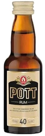 Rum 25 Einheiten Box Pott Miniaturflasche 4 cl