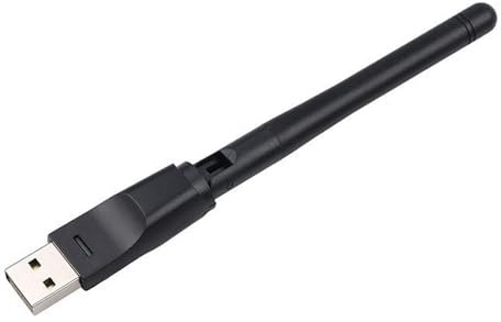 Generic Adattatore WiFi USB - Scheda di Rete Wireless 150 Mbps per PC - Amplificatore Internet con Antenna Grande da 2,4 GHz - Ricevitore Esterno Chip MT7601 per Segnale WiFi Forte