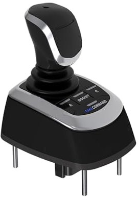 DMETE Joystick-Controller 360-Grad-Steuerung des Boot-Joystick-Bootslenksystems, Gangschaltung und Gashebel SMC195 Sicheres Manövrieren