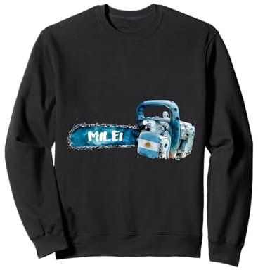 Peluca Milei - Javier Milei Kettensäge Sweatshirt