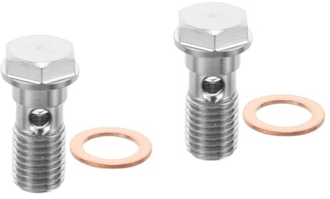 Healifty 2pcs Stainless Steel Disc Brake Bolt Car Brake Disc Screw Bolt Self Tapping Screws for Car Parts