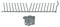 LUTH Premium Profi Parts Kit cestello inferiore compatibile con Bosch 00642591 18 punte per lavastoviglie