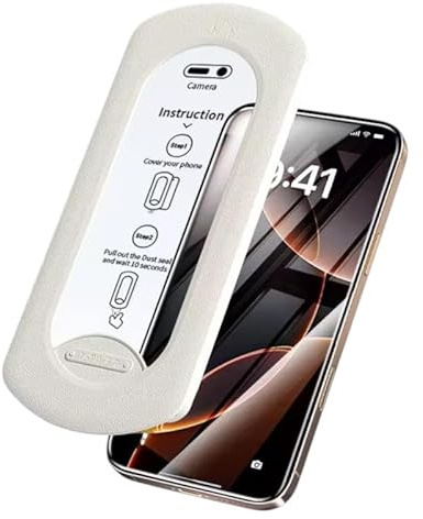 fonefunshop Glass Screen Protector Compatible With iPhone 17 Pro With Easy Applicator
