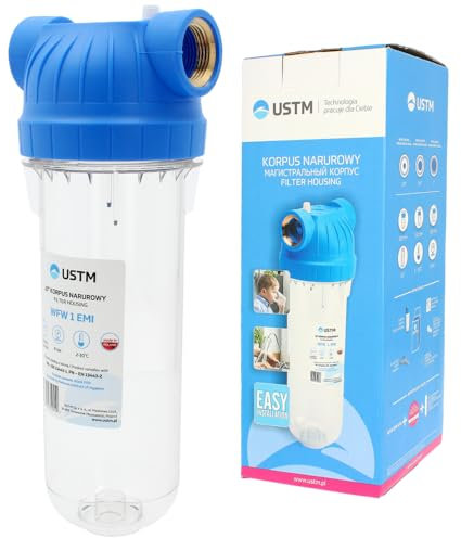 Boîtier de filtre à eau 10 1 BSP filetage femelle Système de nettoyage en ligne