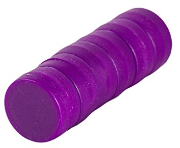 Magnetastico | 6X Starke Neodym Magnete mit Schutzschicht| Farbe Lila & Größe 12x6 mm| Kleine Magnete extra stark, Büromagnete| Mini-Magnet für Magnettafel Kühlschrank Whiteboard & Glasmagnettafel