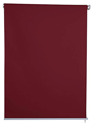 Jet-Line Vertikalmarkise Balkonmarkise Sichtschutzrollo Außenrollo Windschutz Sichtschutz für Balkon Terrasse Garten aus Polyester Bordeaux Länge: 230 cm Breite: 120 cm