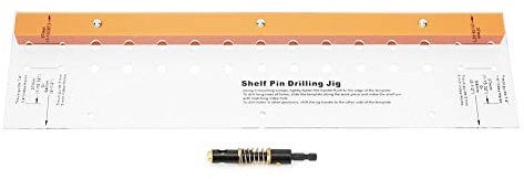 Woodworking Hole Drill Guide,Woodworking Hole Drill Guide Shelf Pin Drilling Jig Self Centering Bit Set Positioner Locator Tool