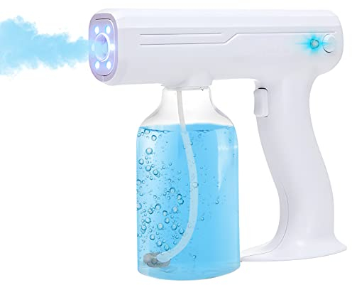 OBEST Pulverizador Eléctrico, 800 ML Nano Atomizador de Mano Recargable con Bajo Nivel de Ruido, Nebulizador Ajustable para el Hogar, la Oficina, la Escuela o el Jardín (800ML)