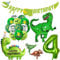 Geburtstagsdeko 4 Jahre Junge Kindergeburtstag Deko Jungen 4 Jahre Geburtstag Deko Junge Dino Folienballon 4