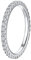Suplight Damen Ringe mit Stein Silber 925 Fingerring Eheringe Verlobungsring Breite 2mm Größe 18,1mm silber