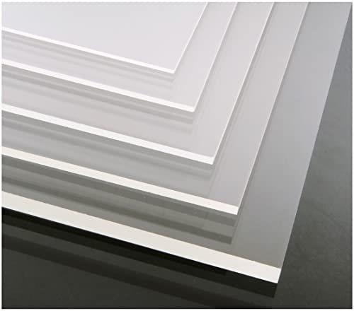 ByMoris Cristal acrílico 60 x 120 cm (600 x 1200 mm – 2 mm) tamaño/grosor a elegir – Corte a medida – placa de plástico – disco – transparente – brillante