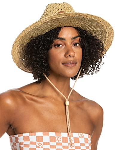 Roxy Women's Sunshine on My Mind Straw Sun Hat, Beige 231