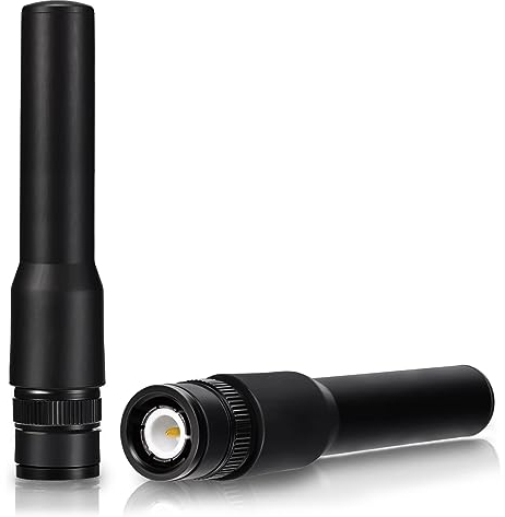 Bingfu Antenne UHF VHF 144/430 MHz Mâle BNC Antenne Radioamateur Douce Compatible avec Radio Portable Scanner de Police Radio Bidirectionnelle Talkie-walkie Baofeng Wouxun, Paquet de 2