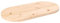 SKM Tischplatte 80x40x2,5 cm Massivholz Kiefer Oval, Weight: 3.95 kg, 824350
