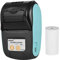 Sunydog Impresora de Recibos Portátil,Pt-210 Portátil Impresora Térmica Portátil 58mm Impresora de Recibos para Comercios Tiendas Restaurantes Fábricas Logística Compatible con iOS Android