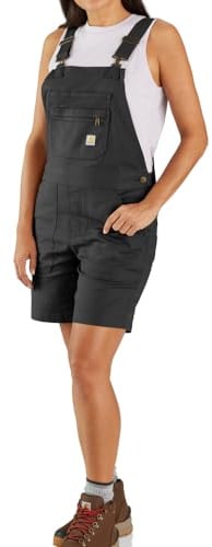 Carhartt Damen Rugged Flex Relaxed Fit Canvas-shortall Arbeits-Shorts