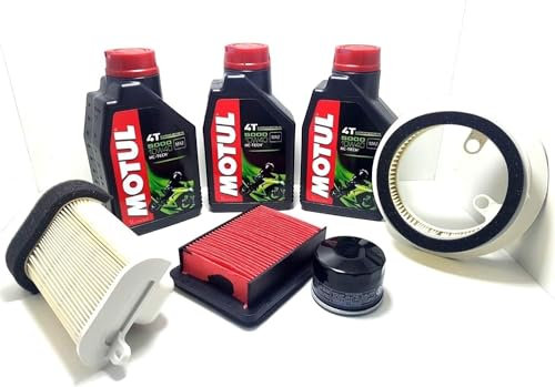 KIT TAGLIANDO Y A M A H A XP TMAX T-MAX 500 OLIO FILTRI ARIA 2008 2009 2010 2011 2012 MOTUL 5000