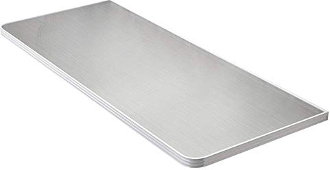SUuim Klapptisch, 304 Edelstahl, klappbarer Wandtisch, klappbarer, wandmontierter Küchentisch, platzsparend, 12 Größen (120 x 40 cm)