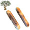 ANLOLIVE | Set 2 Giochi da Masticare Naturali Taglia M 18-20 cm | Cani Taglia Media | Legno d’Ulivo | Sicuro, Sano e Resistente | Cura dei Denti, Riduzione dell’Ansia e Rafforzamento della Mandibola