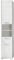 trendteam smart living - Amanda - Hochschrank - Weiß Hochglanz - Badschrank mit 3 Einlegeböden - (BxHxT) 37 x 190 x 31 cm - Badezimmerschrank mit 4 Fächern, 2 Ablagen und einer Schublade - kratzfest