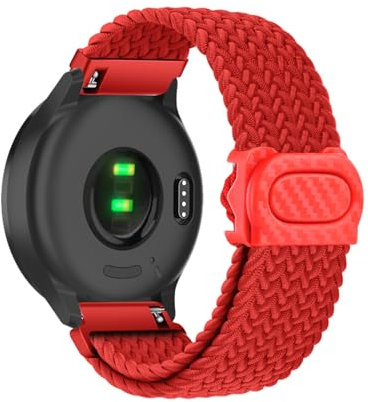 Geflochtenes Armband Kompatibel für Garmin Vivomove Sport/Luxe/Style/HR Armbänder für Damen Herren Ersatzarmband Solo Loop für Armband Nylon Sport Band für Vivomove Sport/Luxe/Style/HR (X,Nylon)