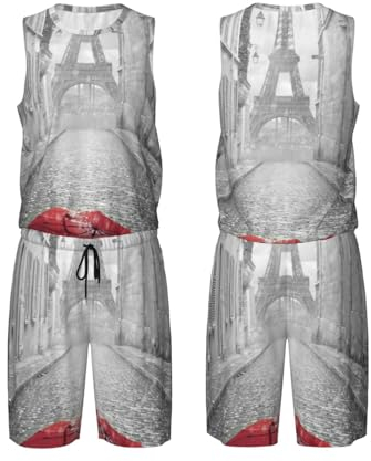 Baseball-Muster-Softballball-Sport-Design, Herren-Basketball-Uniform-Set – Premium-Basketball-Trikot, Shorts für sportliche Leistung, Basketball-Trainingsausrüstung, atmungsaktive Basketball-Kleidung,