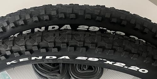2 neumáticos Kenda 29 MTB + 2 cámaras 29 (29 x 2,20 k1027 + 2 cámaras)
