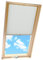 Home-Vision® Dachfenster Premium Plissee Faltrollo mit Bohren Dachfensterkompatibel (Grau für F08 - Holzfarben) Dachfensterrollos Blickdicht Sonnenschutz, Montage inkl