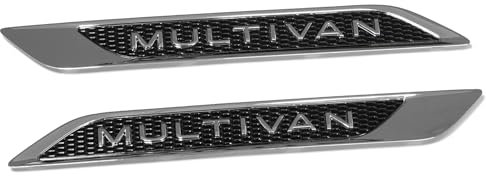 Volkswagen 7T0853675 Schriftzug Multivan Kotflügel seitlich Plakette, schwarz/Chrom