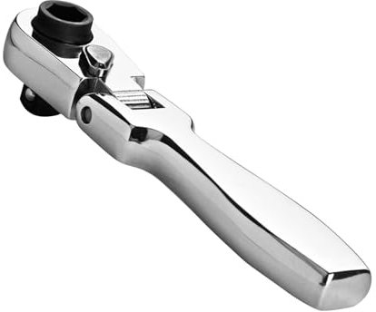 Bamyli Mini carraca de 72 dientes, 2 en 1, llave de carraca reversible de 1/4 pulgadas, carraca compacta de acero al cromo vanadio, juego de llaves dinamométricas para reparación de coches