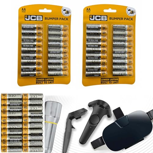 AA Alkaline Batteries 36 Pcs LR6 1.5V Long Lasting Double A Battery High Performance Power Cells for Remote Controls Toys Clocks Flashlights Wireless Mouse Household Devices