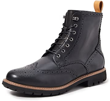 Clarks Batcombe Lord, Stivali da Motociclista Uomo, Nero (Black 1), 42.5 EU