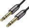 J&D 6,35mm Stereo-Audiokabel, Gold-Plated [Kupfer Shell] [Heavy Duty] 6,35mm (1/4 Zoll) Männlich TRS auf 6,35mm (1/4 Zoll) TRS Ausgewogen Stereo-Audio-Adapterkabel - 2.7 Meter