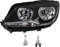 Halogen Scheinwerfer links H15 für Caddy III Kasten Kombi Touran inkl. OSRAM Lampen Gehäuse mit schwarzem Innenteil Stellmotor LWR