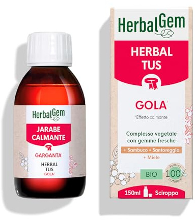 HerbalGem Sciroppo Lenitivo per la Gola Bio 150 ml