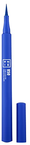 3INA MAKEUP - The Color Pen Eyeliner 850 - Blau Flüssiger Eyeliner - 10h Langhaltende Matte Eyelinerstift mit Präzision Spitze- Hochpigmentiert Flüssig liner - Vegan - Cruelty Free