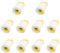 WHYHKJ Lot de 10 mini rouleaux de peinture murale en fibre acrylique 5 cm